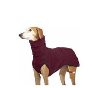 Dog Pet Winter High Collar Jumper Sweater Medium Big Dog Coat Jacket Great Dane Greyhound Pitbull Clothing Pets Clothes(Wine red,XXXXXL)