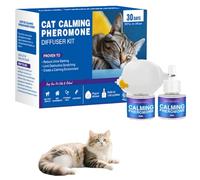 Dog Pheromone Diffuser (Cat Pheromone Diffuser) Say Goodbye to Fighting and Hissing, Say Goodbye to Urine Marking (cat, 1 box)