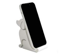 Dog Phone Stand Desk - Cute Puppy Figurine Mobile Holder, Anti Skid Desk Mount Accessory, Stable Mobile Cradle | Home Office Gym Travel Outdoor Vlogging Filming Video Calls Tool StreamingMetH