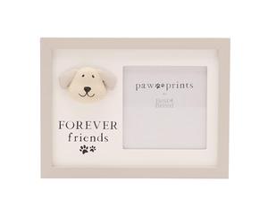 Dog Photo Frame with 3D Pebble Design Best of Breed Pet Forever Friends Memorial Frame