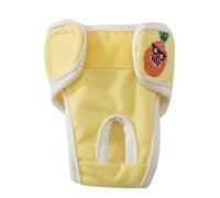 Dog Physiological Pants Comfortable Strong Protection Reusable Puppy Underwear Diaper for Female Dogs Menstrual Period Polyester Material (Pineapple Pattern XXL)