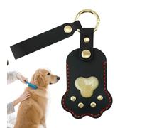 Dog Pile Storage Keyring, Paw Shape Photo Pendant Keepsake for Pet Owners, Collectible Cat Portable for Adults, Children, Teenagers, Daily Use, Travel, School