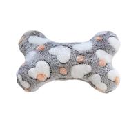 Dog Pillow for Bone Shape Neck Support Pet Toy | Puppy Teething Pillow for Small Medium Cats Kittens | Plush Cotton, 9.5x5.5x1.6 in, 70g, Cuddling Sleeping, Soothing Comfort, Calm Rest