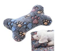Dog Pillow - Pet Bone Shape Soft Plush Neck Support - Puppy Teething Toy,for Sleeping Cuddling Kitten Puppy Small Medium Cat