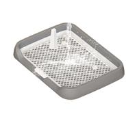 Dog Pipi Pad - ABS Puppy Pipi Pad Holder | Dog Training Toilet Mesh Potty Pee Pad Flat Potty Tray | Floor Training Pad Holder, Dog Crate with Removable Column, Pets