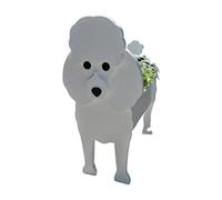 Dog Planter Box - Cute Labrador Animal Shaped Plant Container Holder for Indoor Outdoor Garden Decorations Gift