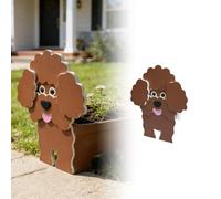 Dog Planter Plant Pots,PVC Animal Plant Pots Outdoor Indoor Garden Planters for Succulent,Cute Rectangular Plant Flower Pots Decor Indoor Outdoor Garden Plants DIY Decoration Gift