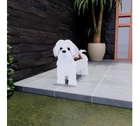 Dog Planter Pot for Indoor Outdoor Plants Flowers,Cute Planter Dog Shaped Flower Pot,Animal Plant Pot Succulent Pot with Drainage Westie Gifts for Dog Lover Garden Patio Decor ( Color : Shih Tzu )