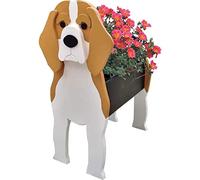 Dog Planters -Garden Dog Shaped Plants Pot 37 Style Animal Cute Dog Cartoon Planter Plant Container Holder For Outdoor Indoorfor, Flower Home Decor Plant Pot ( Color : Beagle , Size : 13*9 Inch )