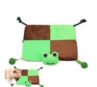 Dog Play Mat Non Slip | Entertain Carpet Squeaky Toys - Dogs Interactive Treat Game Boredom Relief Feeding Mat with Squeaky Toy for Puppy