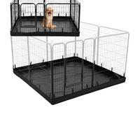 Dog Play Pen Mat - Water Resistant Pet Crate Taft, Washable Puppy Pee Taft | Non Slip Shielding Mat for Dogs, Reusable Training Pads for