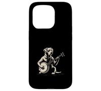Dog Playing Banjo Bluegrass Country Music Case for iPhone 15 Pro