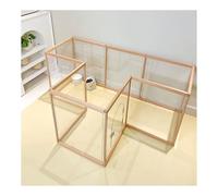 Dog Playpen Acrylic Dog Playpen Puppy Playpen With Gate Exercise Pens For Dogs Cat Fence Indoor 3mmpvc Transparent Panel For The House Doorway Easy To Install, A, 6pcs