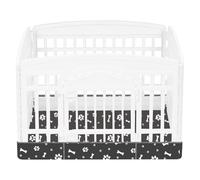 Dog Playpen Bottom for 36" Inch Pet Playpen with 4 Panels, Dog Crate Bottom Pet Tent Puppy Play Pen Bottom, Ideal for Indoor/Outdoor Use. Note: Playpen Not Included!!! (Black)