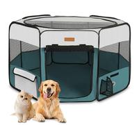 Dog Playpen, Portable Pet Play Pen for Cat, Puppies, Rabbits, Chickens, Foldable Large-Capacity Pet Tent for Indoor/Outdoor Travel Camping (Size XL Without Carry Bag)