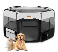 Dog Playpen, Portable Pet Play Pen for Cat, Puppies, Rabbits, Chickens, Foldable Large-Capacity Pet Tent for Indoor/Outdoor Travel Camping (Size XL Without Carry Bag)