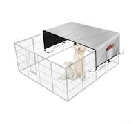 Dog Playpen Weather Cover Compatible with 8 Panel 12 Panel Folding Enclosures 24 50 Inch Height Sun Rain UV Protection Fabric (360 * 180CM)