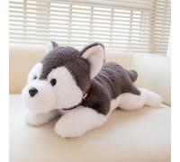 Dog Plush 40cm Realistic Huskys Bernhardiner Beagles Dog Plushies Cute Soft Plushies Gift for boys girls (Huskies)