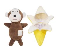 Dog Plush Chew Toy - Fruit Shape Dog Nosework Toy | Funny Interactive Dog Toys, Snuffle Plush Puppy Toys for Indoor Dogs