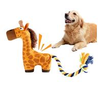 Dog Plush Squeaky Toys - Funny Enrichment Toys, Soft Chew Dog Toys | Interactive Pet Toys Indoor Outdoor Use, Home Play for Seniors, Poodles, Bulldoogs Travel and Camping Entertainment