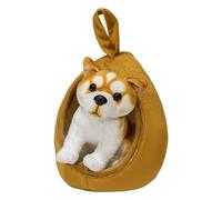 Dog Plush, Stuffed Dog Plush - 7 Inch Cute Soft Kennel Plush Puppy Dog Cushion, Puppy Plush Toy for Birthday Animal Theme Decoration