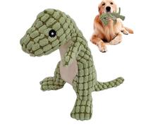 Dog Plush Toy - Fun Dinosaur, Dog Teething Toy Crinkle Paper - Woven Pet Toy for Puppies, Keep Pet Busy, Pet Supplies for Small Large Dogs