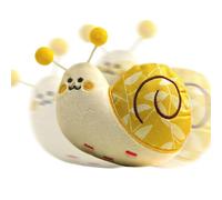 Dog Plush Toys | Calming Toys for Aggressive Chewers,Pet Playing Tool Snail Shape for Teeth Cleaning, Puppy Chewing Supplies