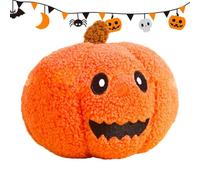 Dog Plush Toys | Halloween Plush Pumpkin Playing Toys | Pet Supplies Squeaky Interactive Game for Home Boredom Reduction Travel Indoor Enrichment Halloween Playtime
