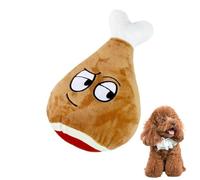 Dog Plush Toys, Stuffed Dog Toys, Plush Toy for Teething Dogs in Food Shape, Interactive Puppy Comfort Toy, Adorable Dog Biting Plush with Sound for Small and Medium