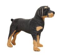 Dog Plushies Cuddly Soft Toys Large Plush Toy Dogs Realistic Teddy Dog Kids Stuffed Animal Toy Cute Rottweiler Gifts for Kids, 50cm Length