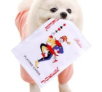 Dog Poker Cards | Playing Cards Shape Dog Toys | Teething Squeaking Crinkle Paper Cat Toy Kitten Toy to Relieve Stress and Reduce Boredom for Dog, Cat