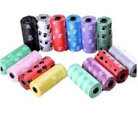 Dog Poo Bags Dispenser Small Bone Holder Waste Bag Refill Dispenser With Clip Leak-Proof Poop Bag Travel Storage Outdoor Accessories Pet Supplies Assorted Colour (5PC)