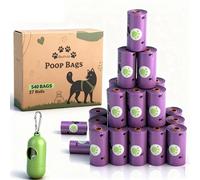 Dog Poo Bags with Dispenser - Extra Thick LeakProof- 540 Count Scented