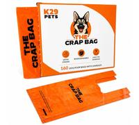 Dog Poo Bags with Easy-Tie Handles | Ultra Strong, Biodegradable, Leak-Proof Poop Bags | Large Pet Waste Bags for All Dogs | 160 Count