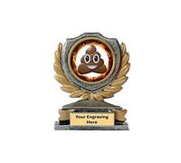 Dog Poo Poo Loser Last Place Heavy Resin Trophy Award 120mm Includes Free Engraving Up to 60 Characters-bm