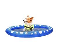 Dog Pool Mat, Inflatable Pool Swimming Hoop for Dogs, Swimming Aid Water Toy for All Sizes, Pets, Outdoor, Summer, Lake, River, Camping, Party