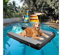 Dog Pool Ramp, Inflatable Dock Platform for Pets, Floating Pup Plank for Safe Water Access,for Inground Pools