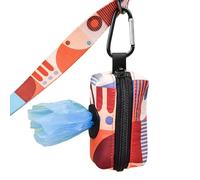 Dog Poop Bag Dispenser with Fun Graphic Print - Dog Bags | Portable Doggie Waste Case | Pet Waste Dispenser | Easy-to-Use Carrier for Cats | Holder for Hiking, Camping, Outdoor Walks