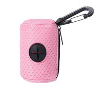 Dog Poop Bag Holder - Mesh Fabric Potty Carrier, Fashion Poop Bags Holder | Pet Waste Bag Dispenser with Zipper, Dog leassh Waste Bag Holder, Fits Any Dog leassh for for Outdoor, Training, Running