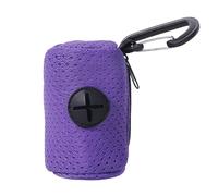 Dog Poop Bag Holder - Mesh Fabric Potty Carrier, Fashion Poop Bags Holder | Pet Waste Bag Dispenser with Zipper, Dog leassh Waste Bag Holder, Fits Any Dog leassh for for Outdoor, Training, Running