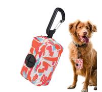 Dog Poop Bag Holder | Poop Bag Holder Dog Bag Dispenser - Zipper Pouch Dog Poop Holder, Dog Waste Bag Holder with Carabiner, Poo Bag Holder, Pet Supplies