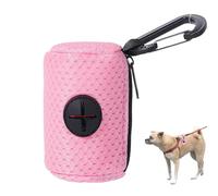 Dog Poop Bag Holder, Suspendable design pet waste bag storage bag, Compact and portable sandwich mesh Pet Waste Bag Dispenser, Super Strong Waterproof Pet Poop Bag Holder?7 * 5cm?