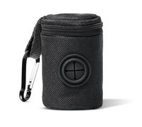 Dog Poop Bag Holder | Zipped Dog Waste Bags Dispenser & Poo Holder | Puppy Poo Bag Dispenser with Pull Dispensing Hole & Carabiner Clip