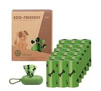 Dog Poop Bag Rolls with Dispenser and leash Clip - Lavender Scented Dog Poo Bags - 18 Rolls of 270 Bags count, Leak Proof Biodegradable Material Dog Waste Bags