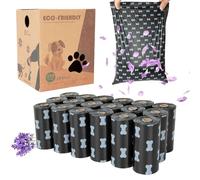 Dog Poop Bags Rolls, 18 Rolls 270 Counts Pet Poop Waste Bag without Dispenser Leak Proof Pick Up Bags Scented Dog Waste Bags for Outdoor Walking (18 Rolls of 15)