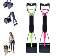 Dog poop cleaner, 32-inch dog poop shovel, non-bendable folding long-handled pet poop picker, 80cm long-handled walking poop remover for cleaning up dog poop or garden litter.