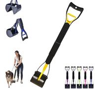 Dog poop cleaner, 32-inch dog poop shovel, non-bendable folding long-handled pet poop picker, 80cm long-handled walking poop remover for cleaning up dog poop or garden litter.
