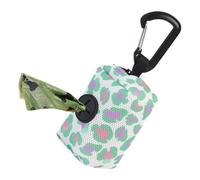 Dog Poop Holder, Portable Pet Leashes Storage, 2.76x1.97x1.77in Multifunctional Poop Bag Carrier, Durable Design with Carabiner Clip for Walks, Travel, and Outdoor Use