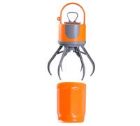 Dog Poop Picker with Bag, Portable No-Touch Waste Scooper for Small, Medium, Large Dogs, Outdoor Pet Waste Grabber for Walking, Traveling and Easy Cleanup,2.56x2.56x8.27 Inches