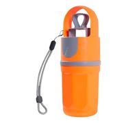 Dog Poop Scooper Handheld Picker - Portable Waste Removal Tool, Built In Trash Bag Holder | Comfortable Grip Cleaning Accessory, Durable Pet Waste Management Scooper with Easy Carry Strap for Puppy